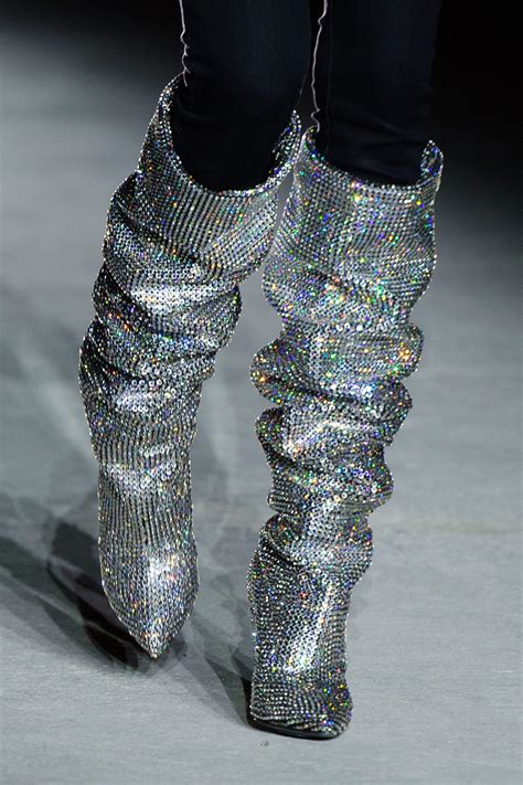 ysl sparkle boots rihanna|These YSL Boots Already Have a Waiting List .